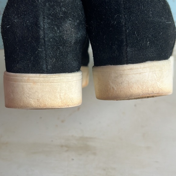 Steve Madden ‘Wrangle’ Black Suede Leather Heel Sneaker - size 7.5 - Picture 4 of 10